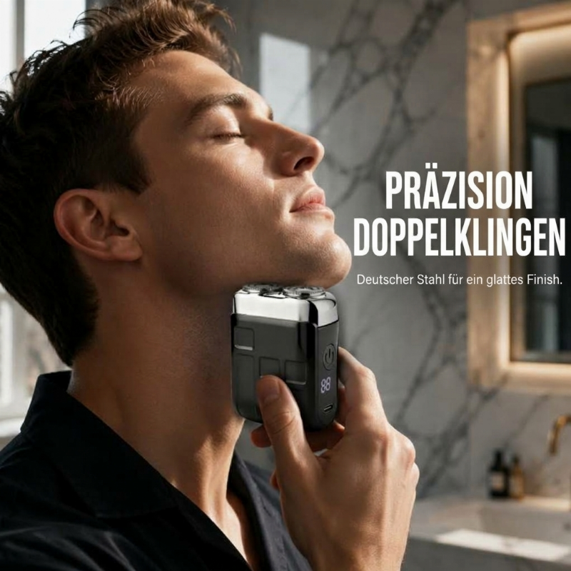 Wiederaufladbarer magnetischer Mini-Taschenrasierer