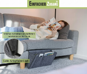 ⚡ Nur online gültige Rabatte 💰 Werkzeugfreier Bettseitiger Organizer – Einschubtasche für das Bett zur einfachen Aufbewahrung