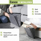 ⚡ Nur online gültige Rabatte 💰 Werkzeugfreier Bettseitiger Organizer – Einschubtasche für das Bett zur einfachen Aufbewahrung
