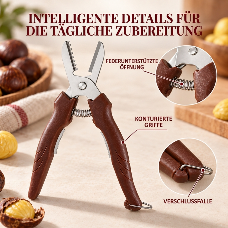 🌰Begrenzte Zeit 50% Rabatt🔪Multifunktionales Kastanien-Schneide- und Schälwerkzeug