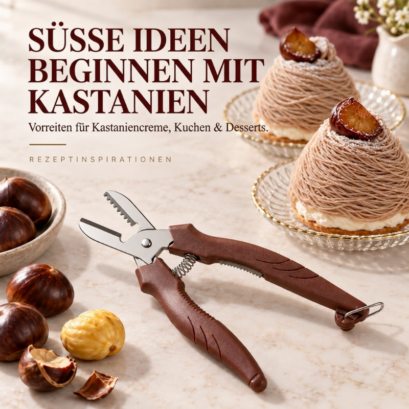 🌰Begrenzte Zeit 50% Rabatt🔪Multifunktionales Kastanien-Schneide- und Schälwerkzeug