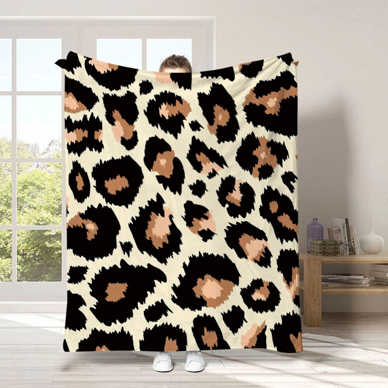 ⏳Begrenzte Zeit 50% Rabatt💥Ultraweiche Kuscheldecke mit Leopardenmuster