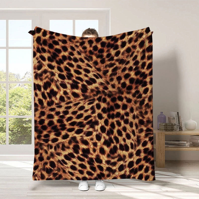 ⏳Begrenzte Zeit 50% Rabatt💥Ultraweiche Kuscheldecke mit Leopardenmuster