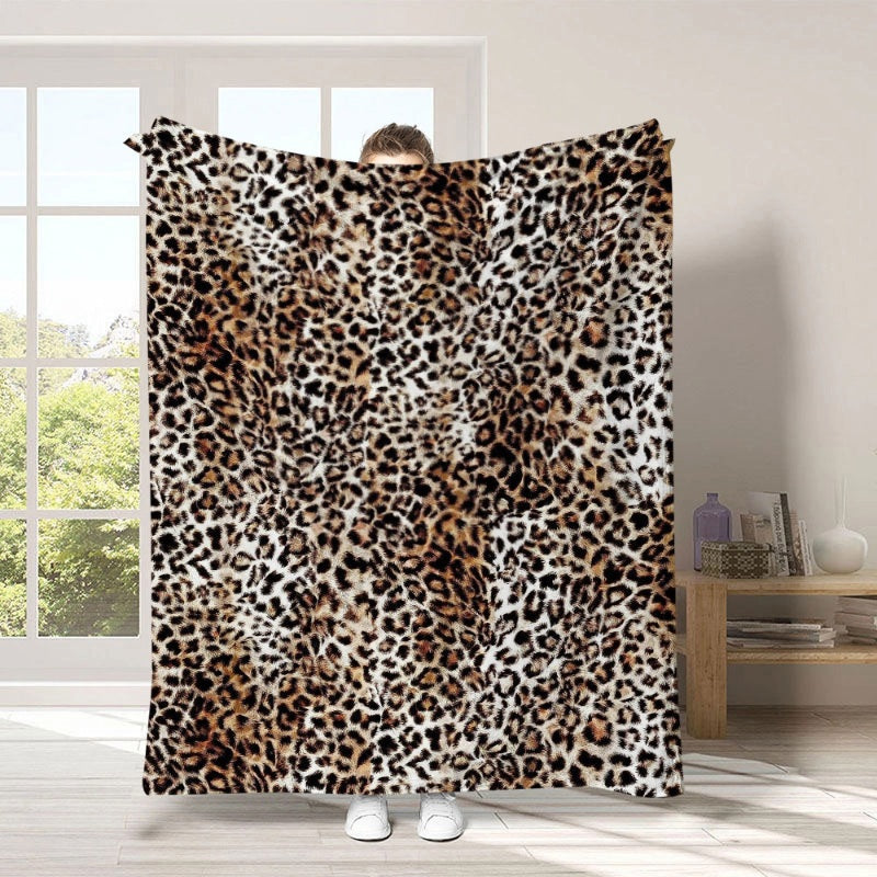 ⏳Begrenzte Zeit 50% Rabatt💥Ultraweiche Kuscheldecke mit Leopardenmuster