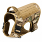 Tactical Dog Harness Heavy Duty Pet Working Vest for Medium and Large Dogs Quick Release Training Vest for Outdoor Activities