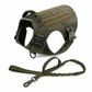 Tactical Dog Harness Heavy Duty Pet Working Vest for Medium and Large Dogs Quick Release Training Vest for Outdoor Activities
