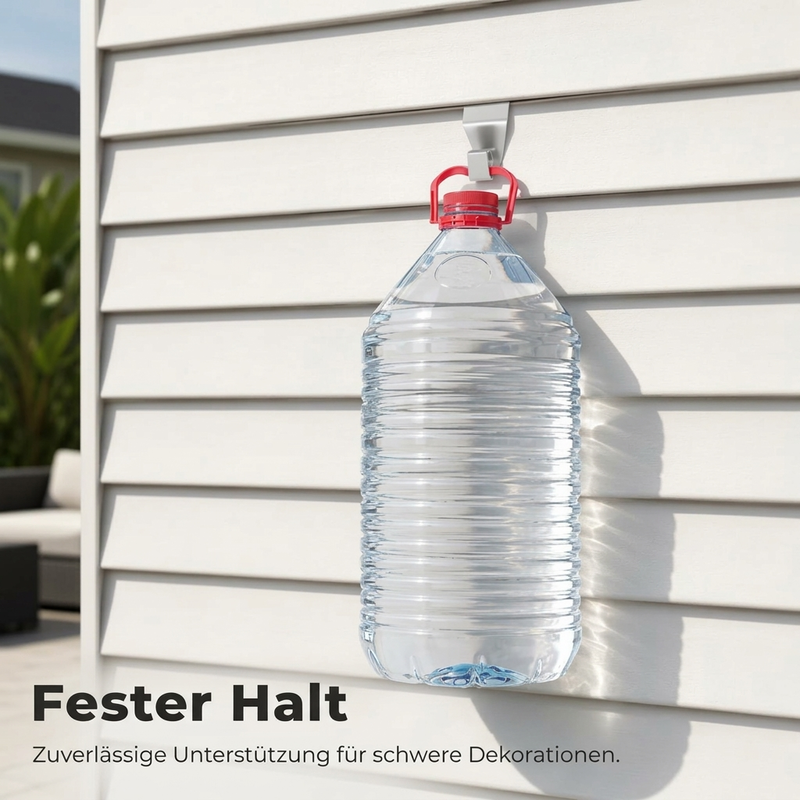 🏠 50% RABATT! 🔩 304 Edelstahl Vinyl-Fassadenhaken – Robust & bohrfrei ✨