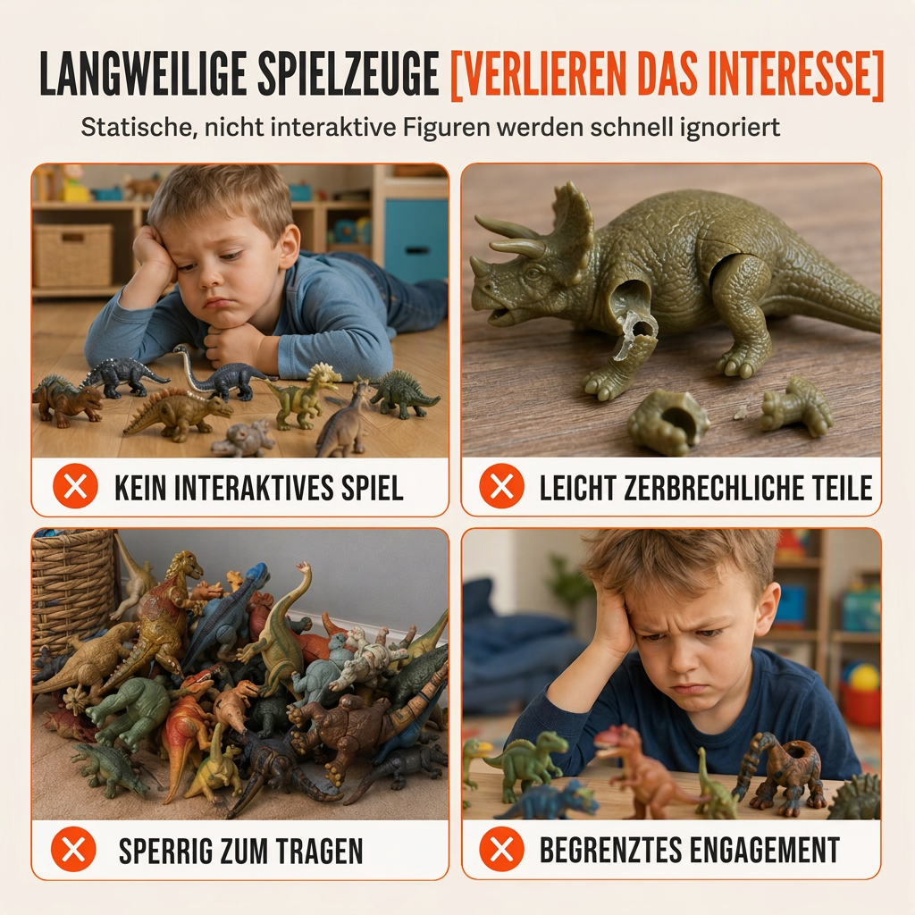 🦖50 % Rabatt🦴Beiß‑Dino‑Spielzeug mit beweglichen Gelenken, realistische Actionfigur für Kinder