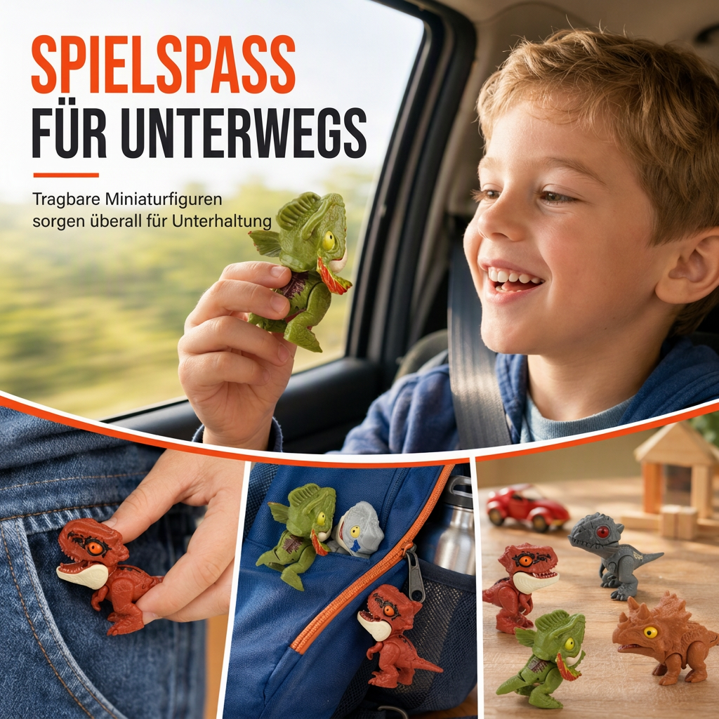 🦖50 % Rabatt🦴Beiß‑Dino‑Spielzeug mit beweglichen Gelenken, realistische Actionfigur für Kinder
