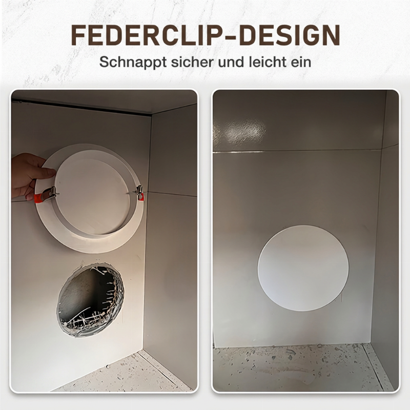 ⏳Begrenzte Zeit 50% Rabatt💥Federbetriebene Deckenlochabdeckung