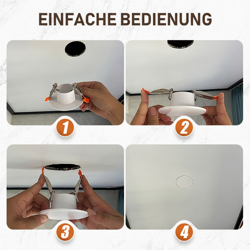 ⏳Begrenzte Zeit 50% Rabatt💥Federbetriebene Deckenlochabdeckung