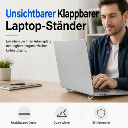 ⏳Begrenzte Zeit 50% Rabatt💥Verstellbarer unsichtbarer Laptopständer