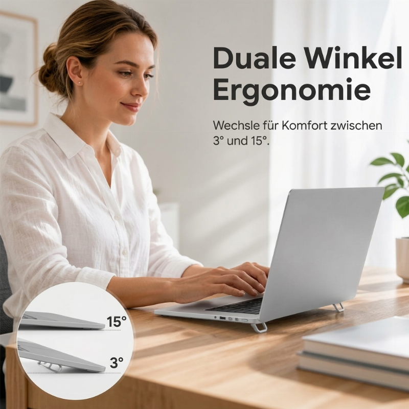 ⏳Begrenzte Zeit 50% Rabatt💥Verstellbarer unsichtbarer Laptopständer