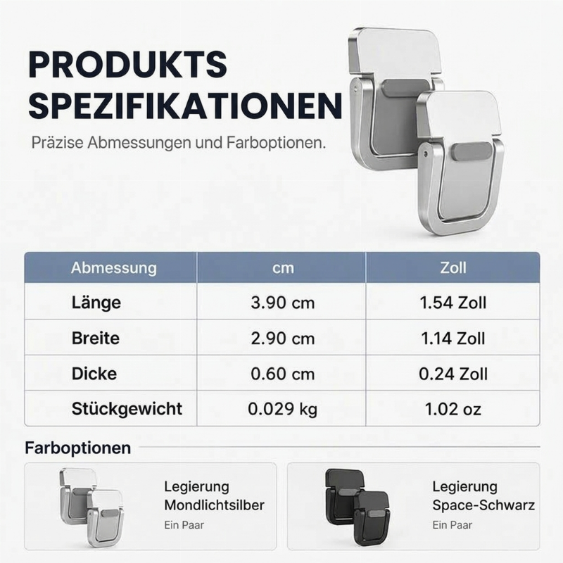 ⏳Begrenzte Zeit 50% Rabatt💥Verstellbarer unsichtbarer Laptopständer