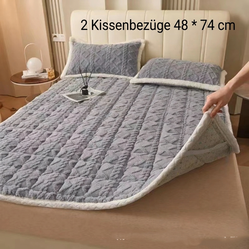 ⏳Begrenzte Zeit 50% Rabatt💥Jacquard Comfort Warme Matratzen- & Kissenbezüge