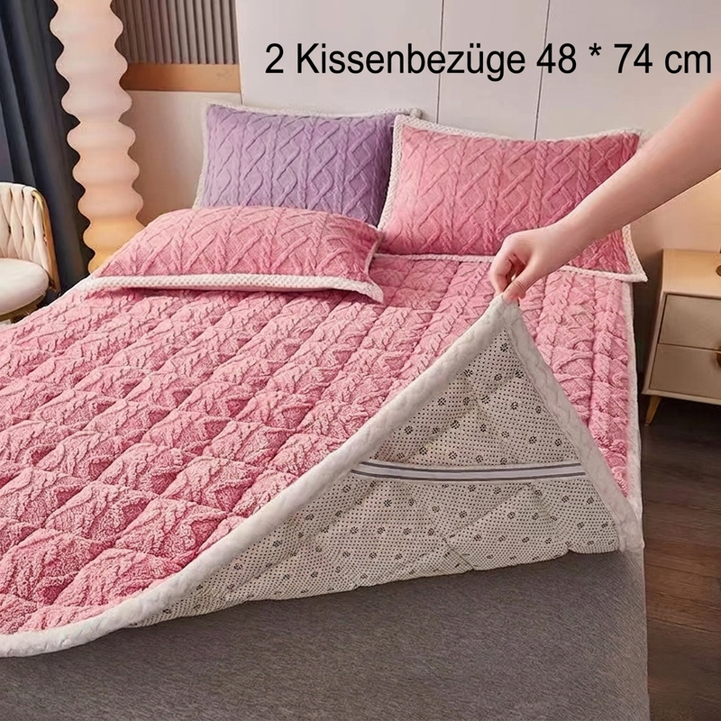 ⏳Begrenzte Zeit 50% Rabatt💥Jacquard Comfort Warme Matratzen- & Kissenbezüge