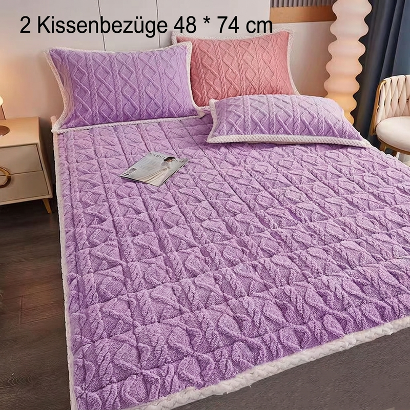 ⏳Begrenzte Zeit 50% Rabatt💥Jacquard Comfort Warme Matratzen- & Kissenbezüge