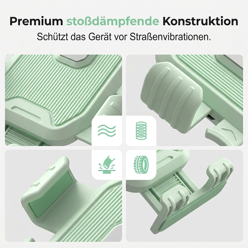 ⏳Begrenzte Zeit 50% Rabatt💥Stabiler Fahrrad- und Motorrad-Handyhalter