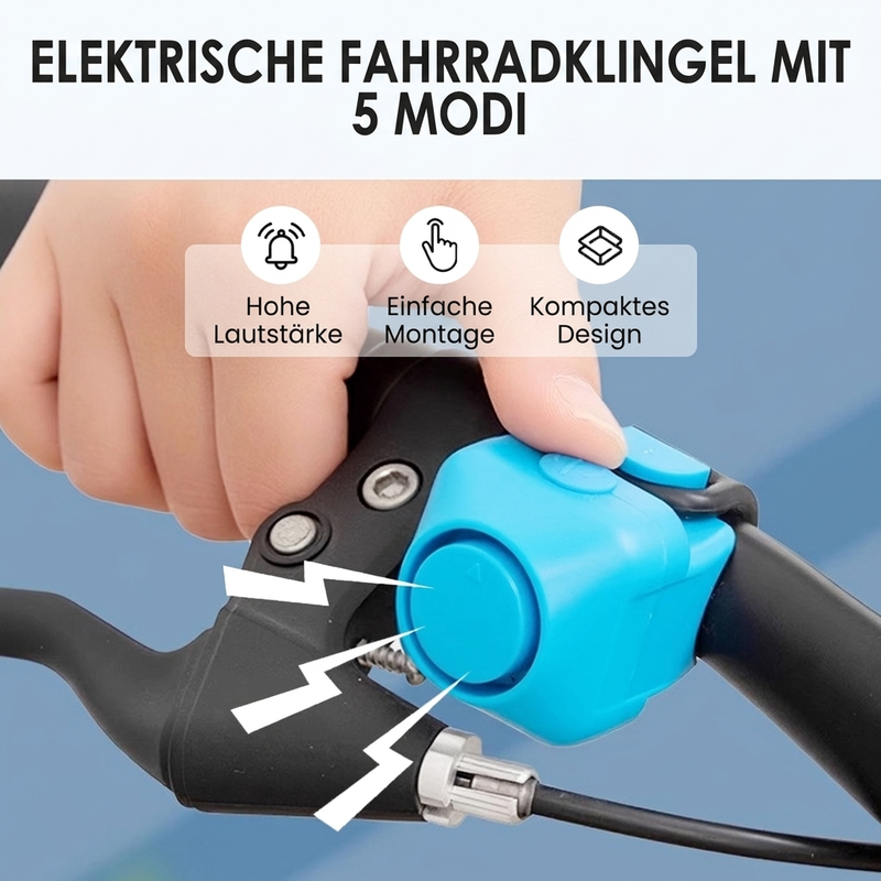 ⏳Begrenzte Zeit 50% Rabatt💥Elektrische Fahrradklingel mit 5 Modi