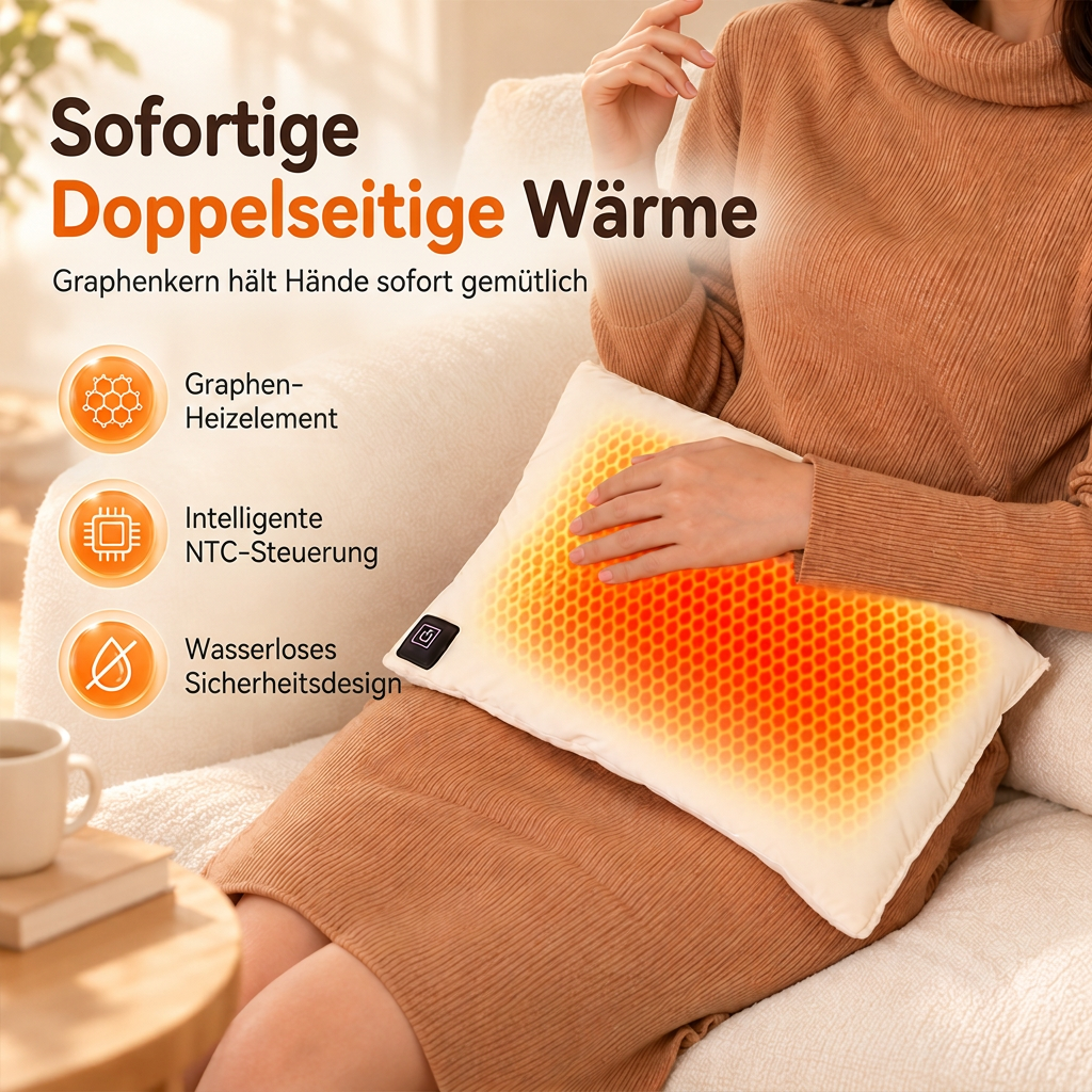 🎄 50% Rabatt!🔥♨️ Tragbarer Graphen-Handwärmer – wiederaufladbar, wasserdicht & explosionssicher, ideal als Weihnachtsgeschenk