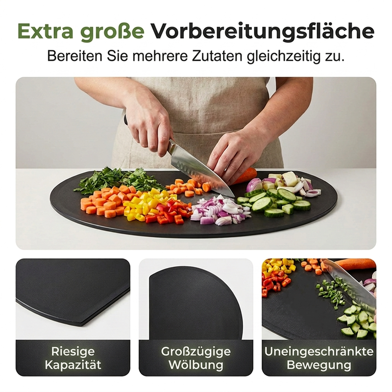 ⏳Begrenzte Zeit 50% Rabatt💥Flexibles D-förmiges Schneidebrett aus TPU