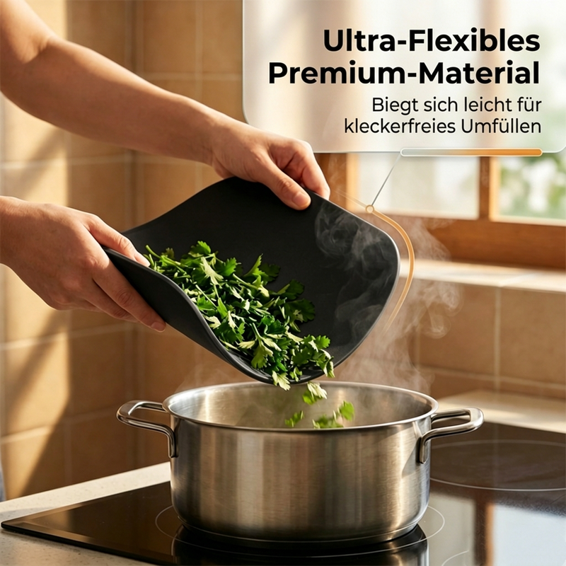 ⏳Begrenzte Zeit 50% Rabatt💥Flexibles D-förmiges Schneidebrett aus TPU
