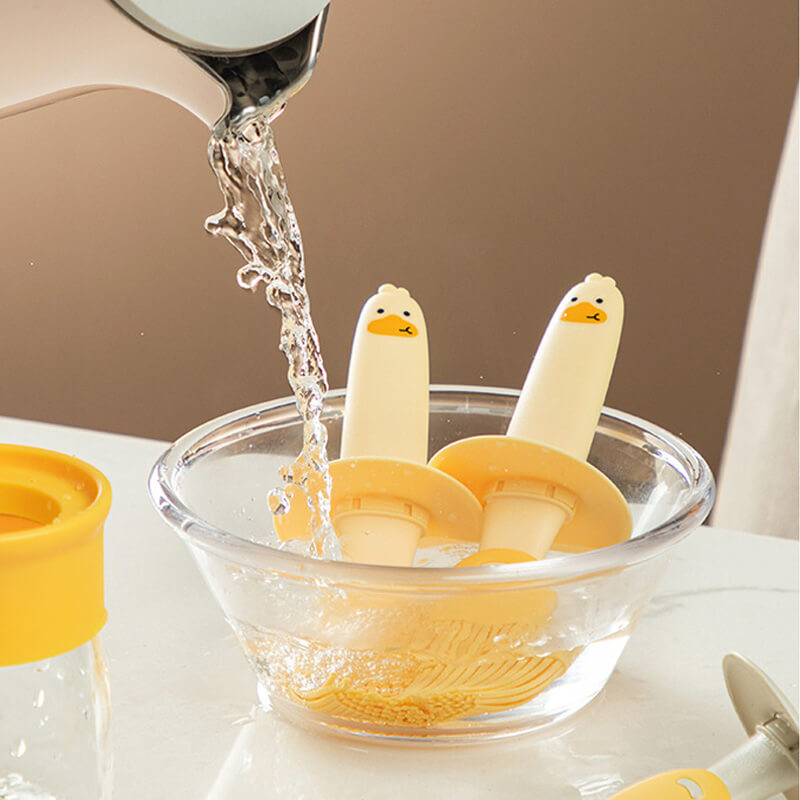 ⏳Begrenzte Zeit 50% Rabatt💥Silikonölpinsel mit Glasflasche