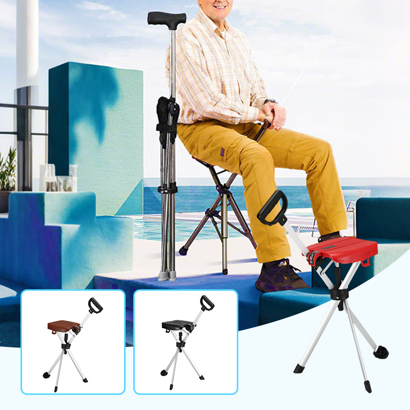 ⏳Begrenzte Zeit 50% Rabatt💥Faltbarer Gehstock mit Sitz