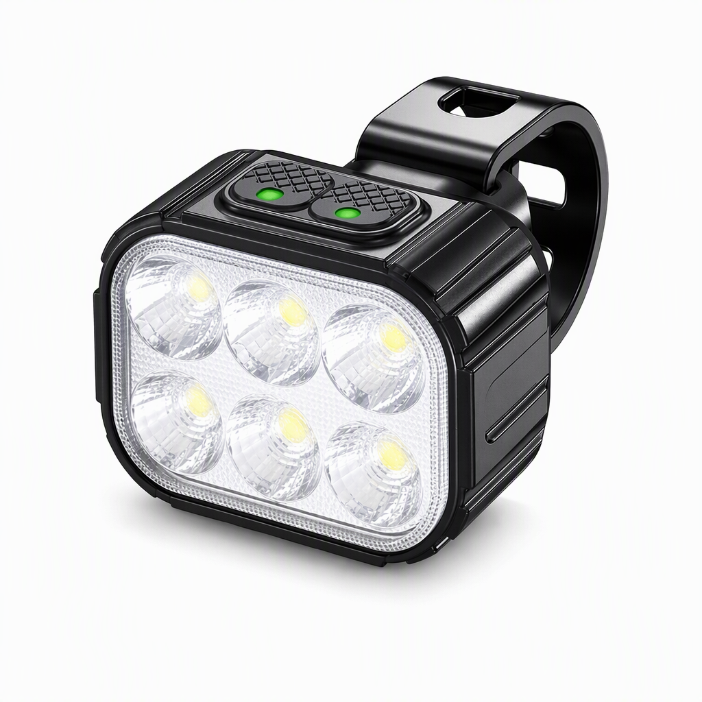 ⏳Begrenzte Zeit 50% Rabatt💥Helles Fahrradlicht-Set mit Frontscheinwerfer und Rücklicht für Nachtsicherheit Warnung Mountainbike Zubehör