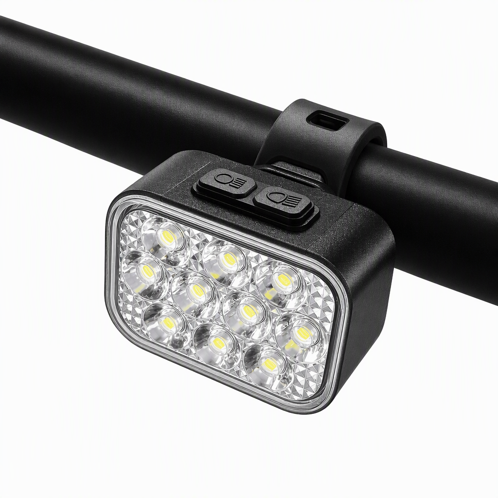 ⏳Begrenzte Zeit 50% Rabatt💥Helles Fahrradlicht-Set mit Frontscheinwerfer und Rücklicht für Nachtsicherheit Warnung Mountainbike Zubehör