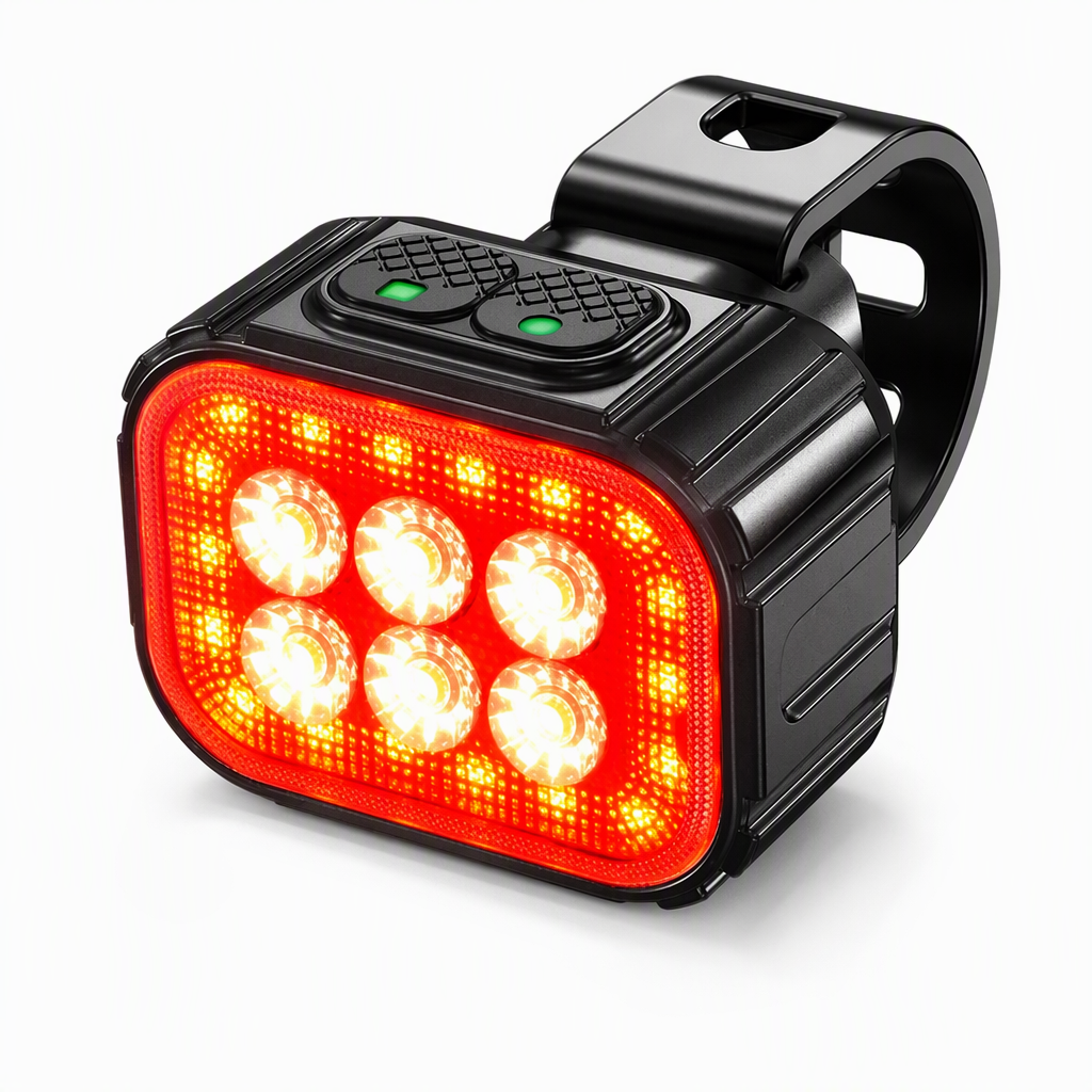 ⏳Begrenzte Zeit 50% Rabatt💥Helles Fahrradlicht-Set mit Frontscheinwerfer und Rücklicht für Nachtsicherheit Warnung Mountainbike Zubehör