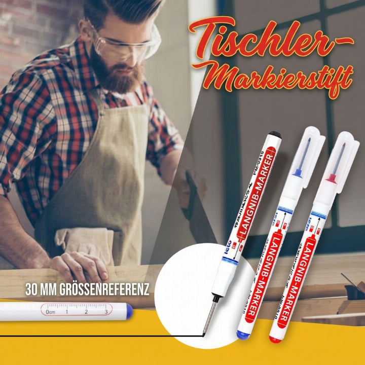 ⏳Begrenzte Zeit 50% Rabatt💥🖌️ Mehrzweck-Schreinerstift mit langer Spitze