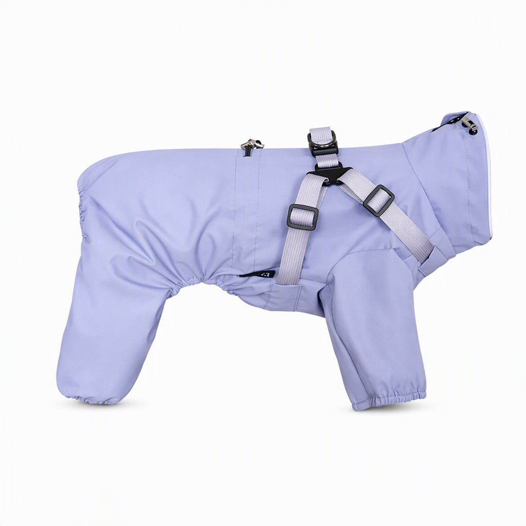 ⏳Begrenzte Zeit 50% Rabatt💥Leichter wasserabweisender vierbeiniger Hundemantel – reflektierend, mit Leinenbefestigung, für kleine und große Hunde