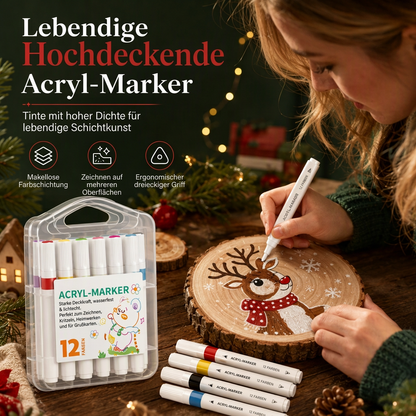 ⏳Begrenzte Zeit 50% Rabatt💥Acrylmarker-Stift-Set mit Aufbewahrungsetui zum Zeichnen