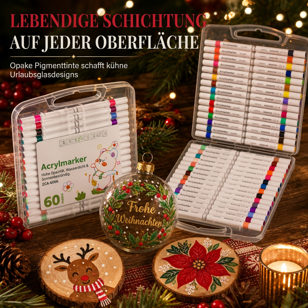 ⏳Begrenzte Zeit 50% Rabatt💥Acrylmarker-Stift-Set mit Aufbewahrungsetui zum Zeichnen