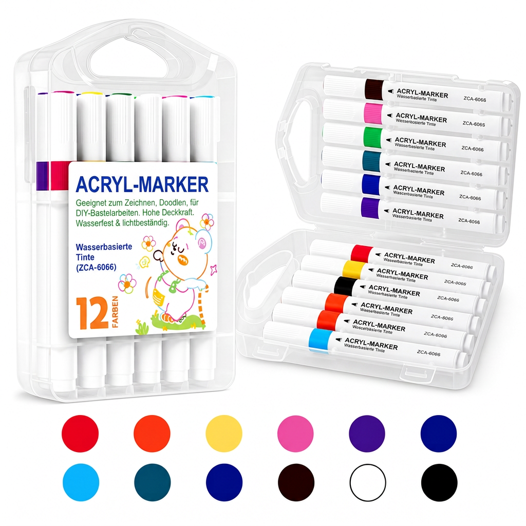 ⏳Begrenzte Zeit 50% Rabatt💥Acrylmarker-Stift-Set mit Aufbewahrungsetui zum Zeichnen