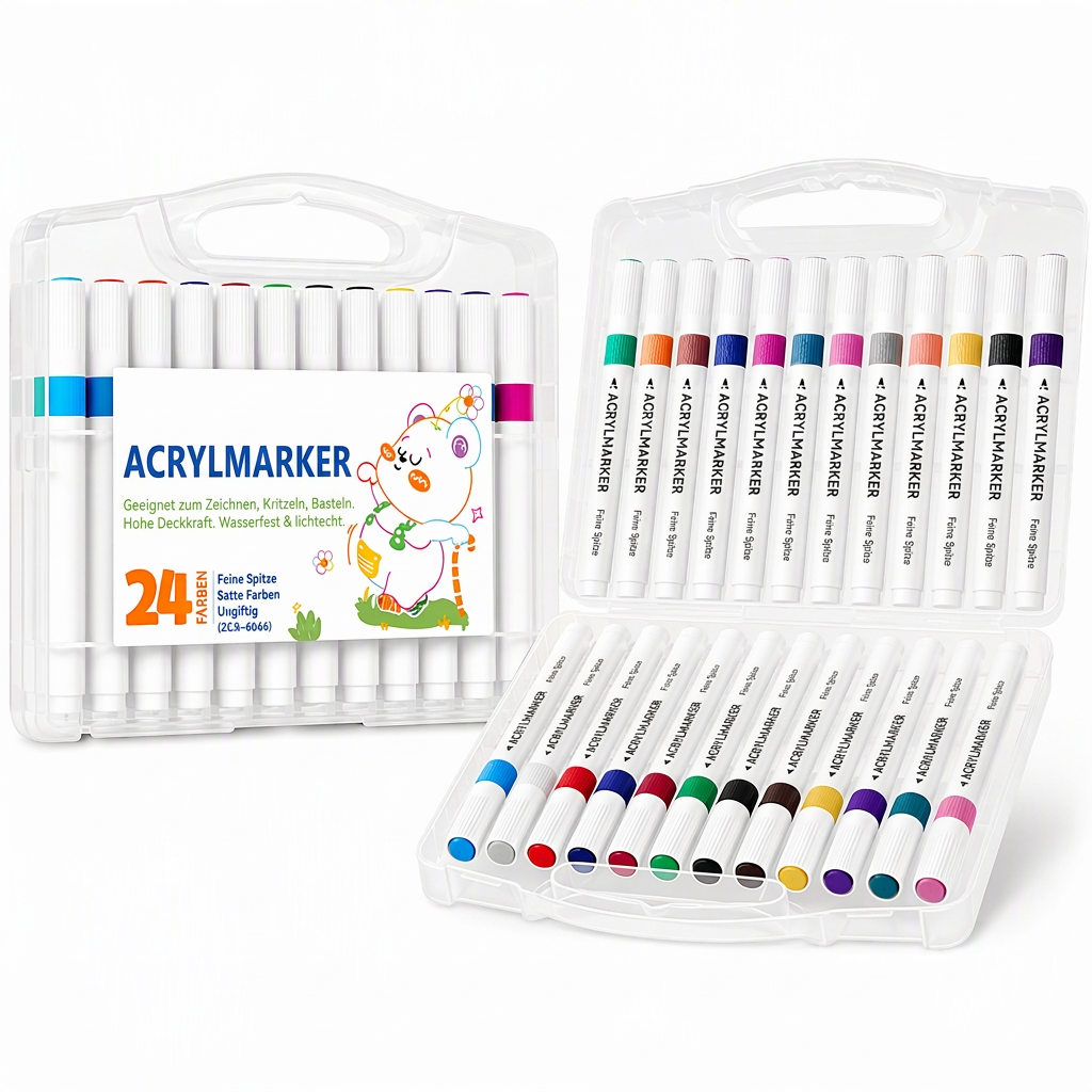 ⏳Begrenzte Zeit 50% Rabatt💥Acrylmarker-Stift-Set mit Aufbewahrungsetui zum Zeichnen