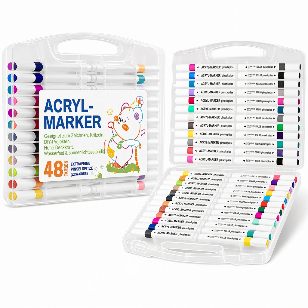 ⏳Begrenzte Zeit 50% Rabatt💥Acrylmarker-Stift-Set mit Aufbewahrungsetui zum Zeichnen