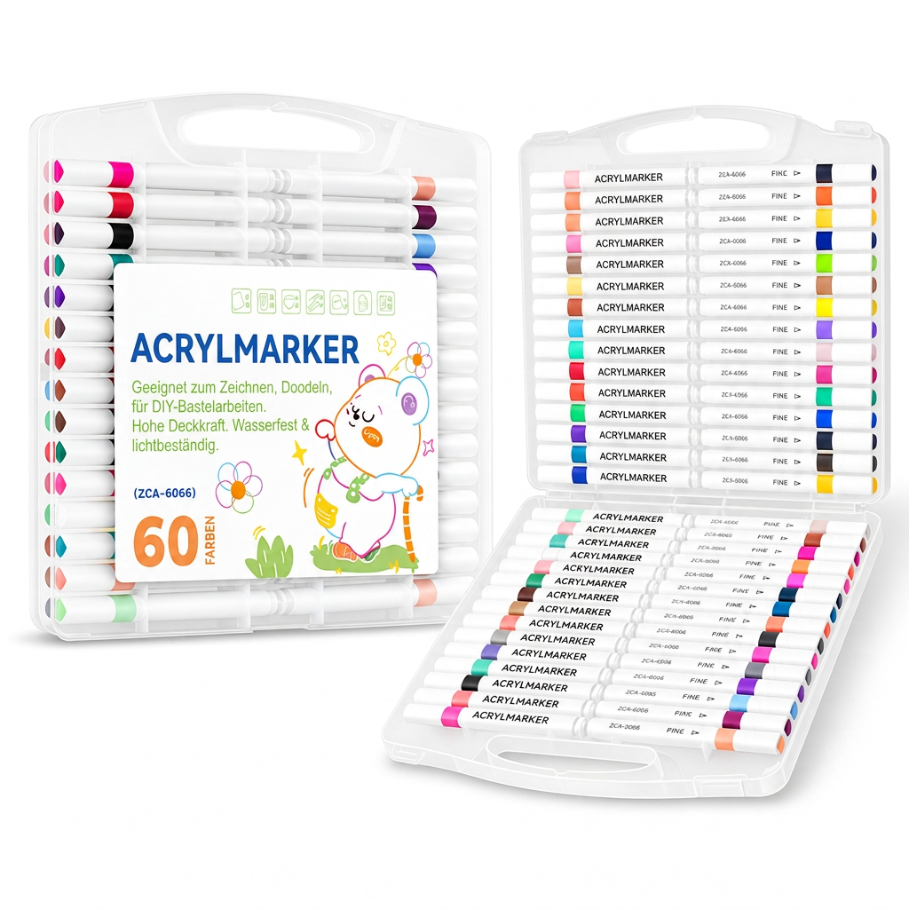 ⏳Begrenzte Zeit 50% Rabatt💥Acrylmarker-Stift-Set mit Aufbewahrungsetui zum Zeichnen