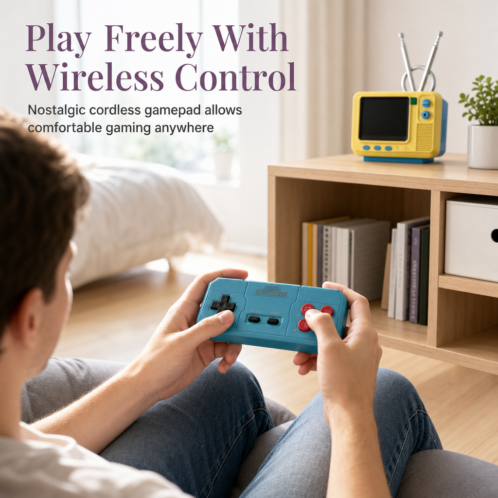 ⏳Begrenzte Zeit 50% Rabatt💥Klassische Retro Mini TV-Spielekonsole GV300S – Nostalgische kabellose Handheld-Konsole mit TF-Kartenversion