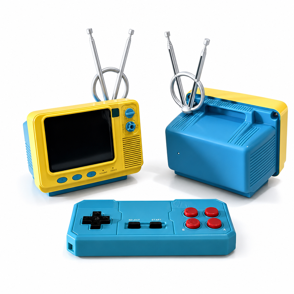 ⏳Begrenzte Zeit 50% Rabatt💥Klassische Retro Mini TV-Spielekonsole GV300S – Nostalgische kabellose Handheld-Konsole mit TF-Kartenversion