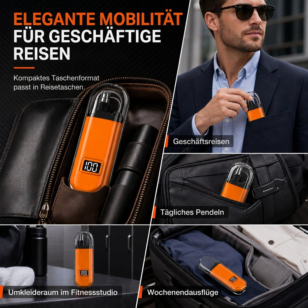 ⏳Begrenzte Zeit 50% Rabatt💥Aufladbarer Nasenhaartrimmer mit waschbarem Scherkopf – Elektrischer Grooming Clipper für Damen und Herren