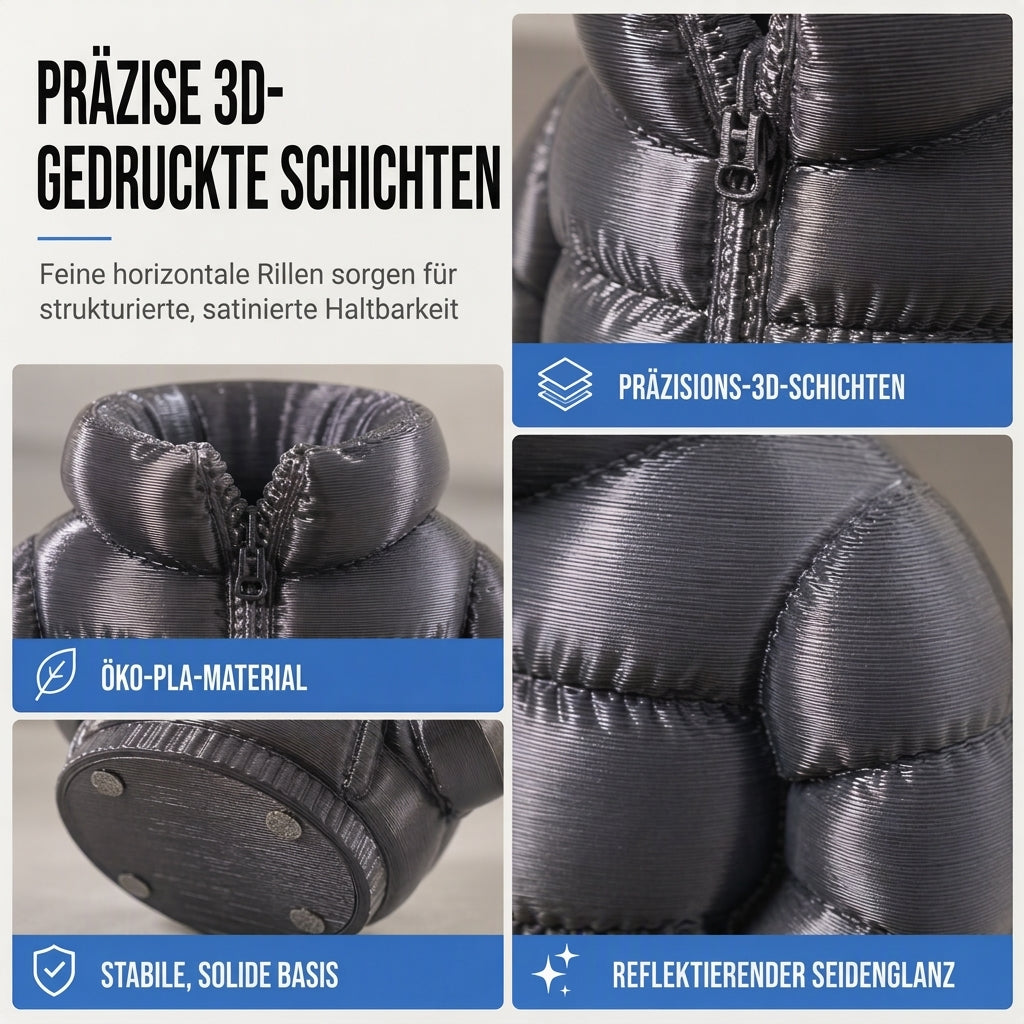 ⏳Begrenzte Zeit 50% Rabatt💥3D-gedruckter Puffer-Stiftehalter, auslaufsig abstrakter Desktop-Becher und Schreibwaren-Organizer für Studenten