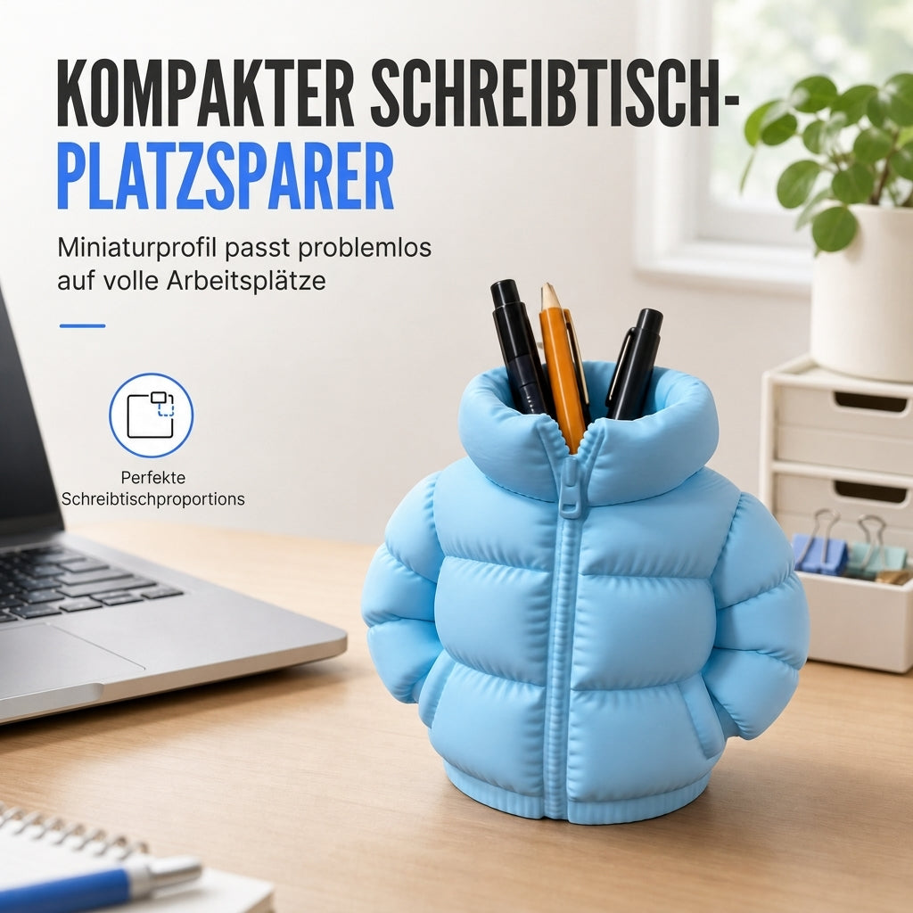 ⏳Begrenzte Zeit 50% Rabatt💥3D-gedruckter Puffer-Stiftehalter, auslaufsig abstrakter Desktop-Becher und Schreibwaren-Organizer für Studenten