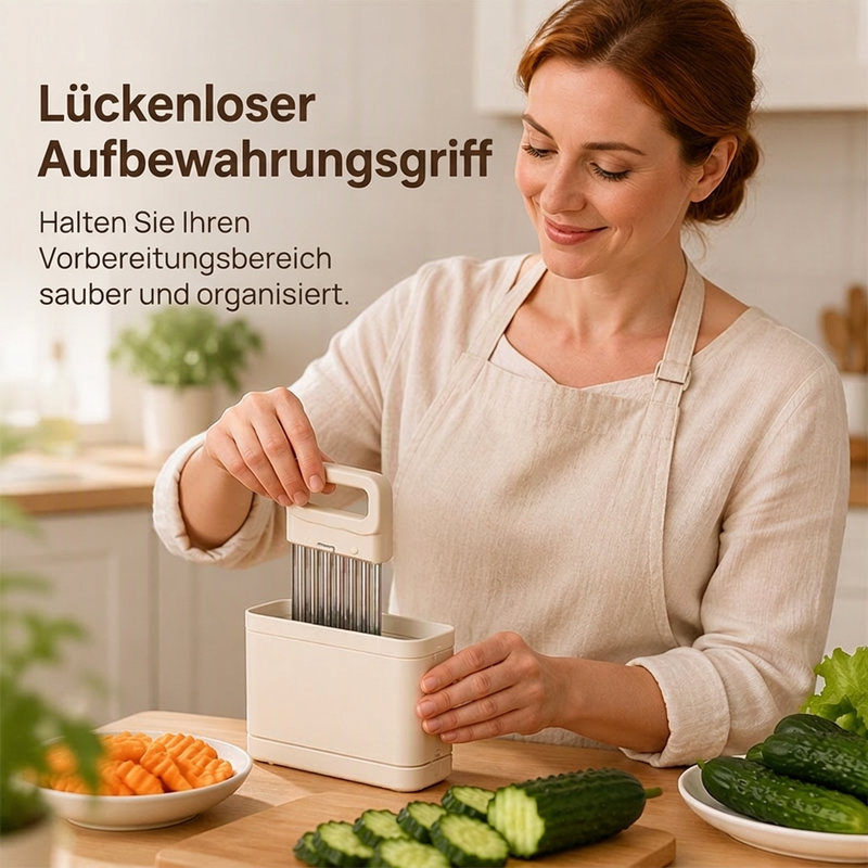 ⏳Begrenzte Zeit 50% Rabatt💥3-in-1 Gemüseschäler und -reibe mit Klingen aus 420 Edelstahl