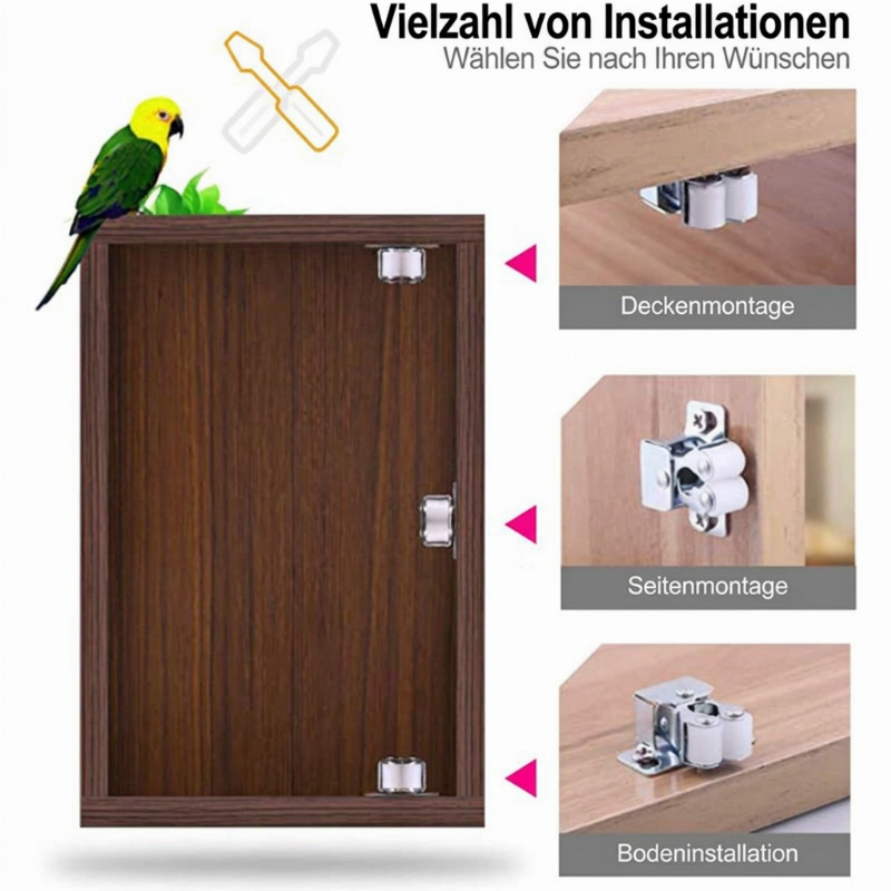 ⏳Begrenzte Zeit 50% Rabatt💥Leises & robustes klassisches Türschloss | Aus Edelstahl, ohne Zuschlagen für UK Wohnungen