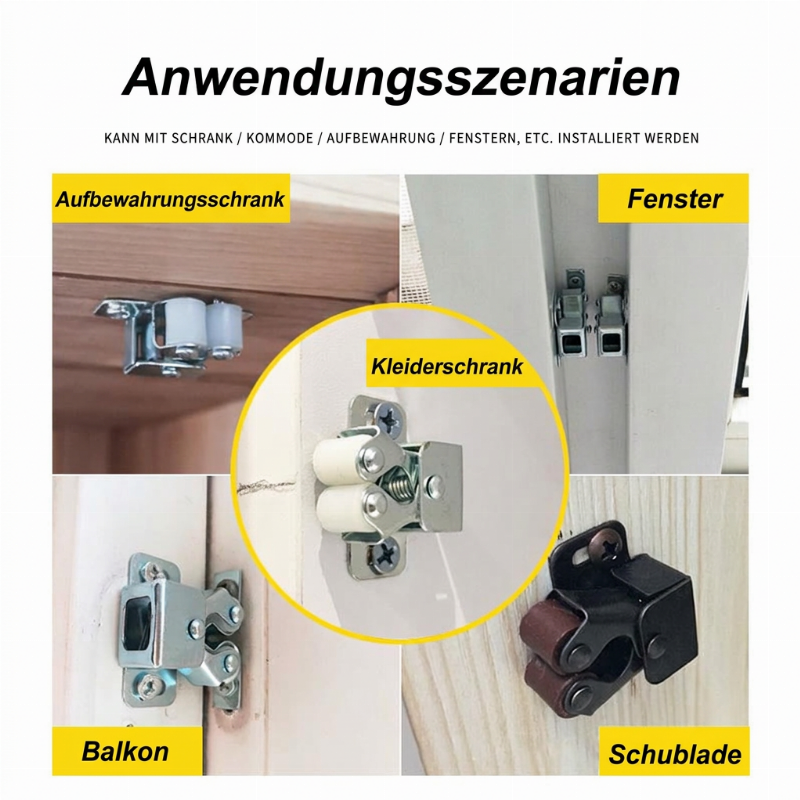 ⏳Begrenzte Zeit 50% Rabatt💥Leises & robustes klassisches Türschloss | Aus Edelstahl, ohne Zuschlagen für UK Wohnungen