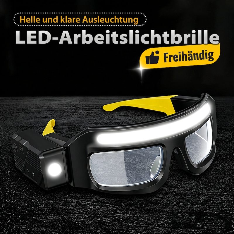 ⏳Begrenzte Zeit 50% Rabatt💥Freihändige LED-Arbeitslichtbrille