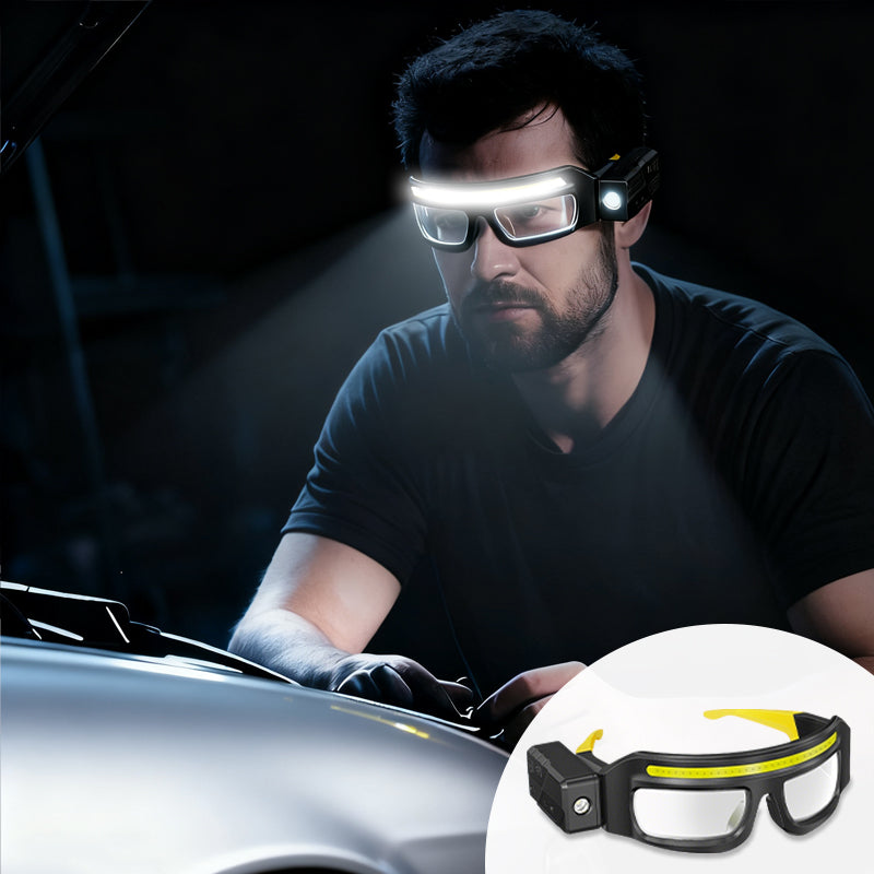 ⏳Begrenzte Zeit 50% Rabatt💥Freihändige LED-Arbeitslichtbrille