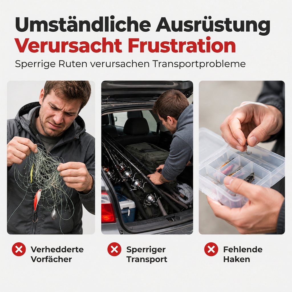 ⏳Begrenzte Zeit 50% Rabatt💥4-teiliges Glasfaser-Meerangelrute zum Weitwurf von Ködern